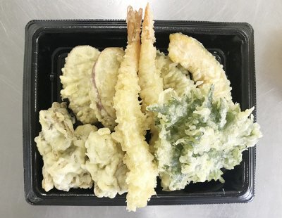 秋の天ぷら盛り合せ