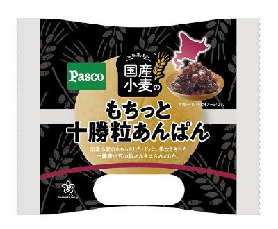 国産小麦のもちっと十勝粒あんぱん