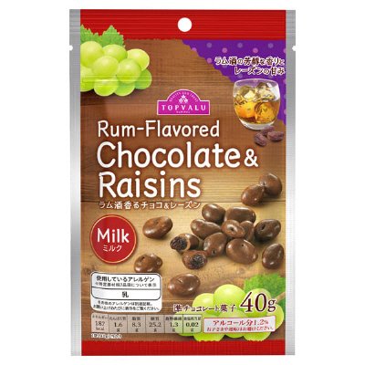 ラム酒香るチョコ＆レーズン　ミルク
