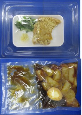 鶏の竜田揚げと味染み大根の生姜煮