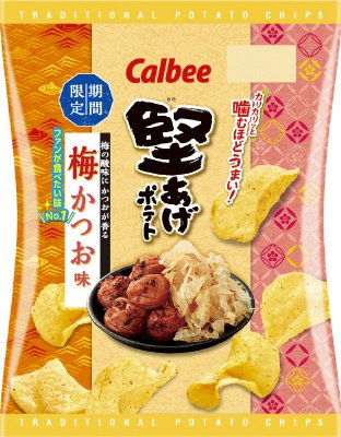 堅あげポテト梅かつお味