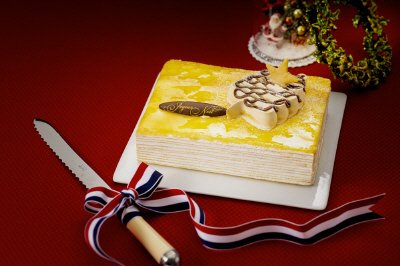 クリスマスミルクレープ