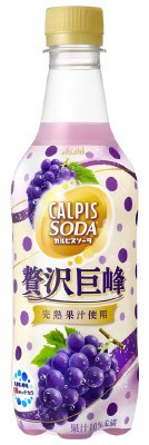 「カルピスソーダ」贅沢巨峰　ＰＥＴ４５０ｍｌ