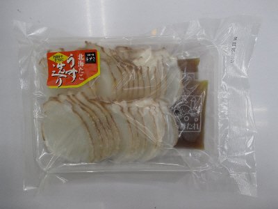 北海たこ薄造り