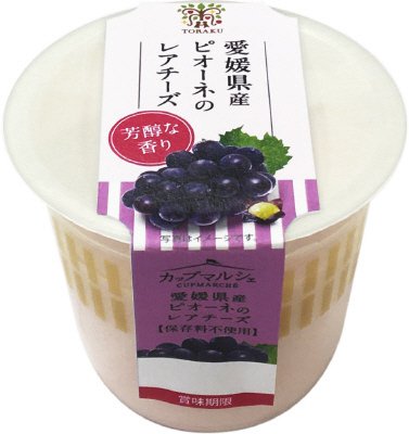 カップマルシェ　愛媛県産ピオーネのレアチーズ