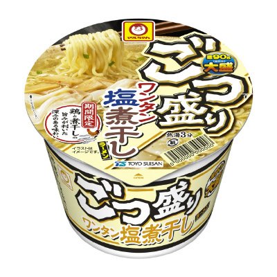 ごつ盛り　ワンタン塩煮干しラーメン