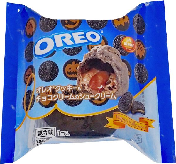 オレオクッキー＆チョコクリームのシュークリーム