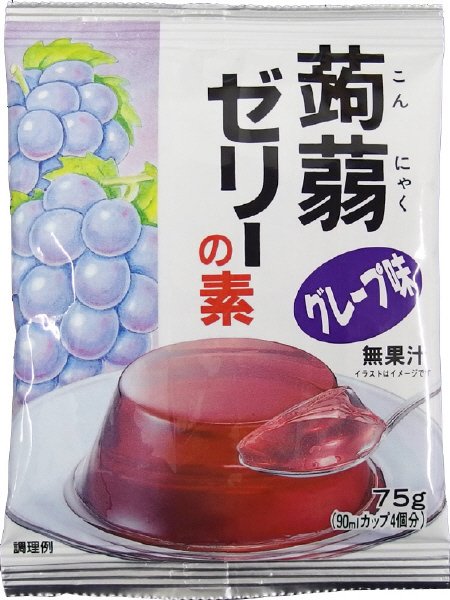 蒟蒻ゼリーの素グレープ味