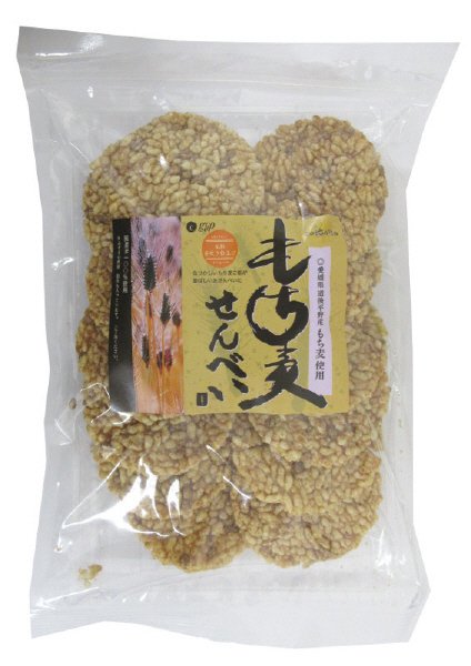 もち麦せんべい