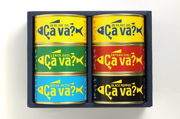 サヴァ缶５種アソート６缶　化粧箱入