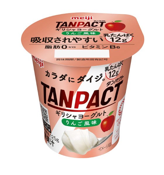 明治ＴＡＮＰＡＣＴギリシャヨーグルトりんご風味