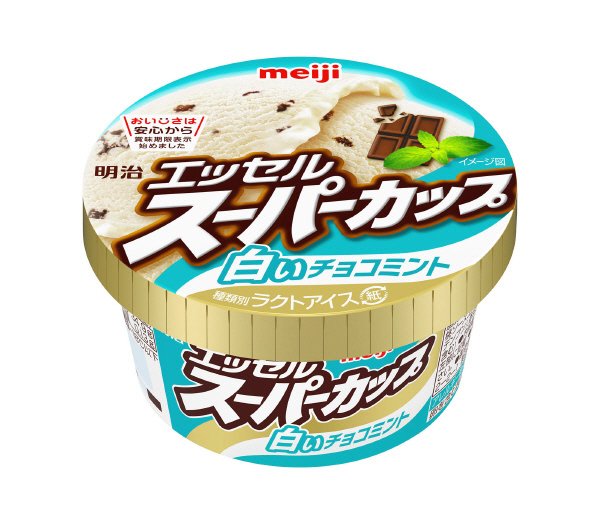 エッセルスーパーカップ白いチョコミント