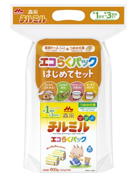 森永チルミル　エコらくパック　はじめてセット