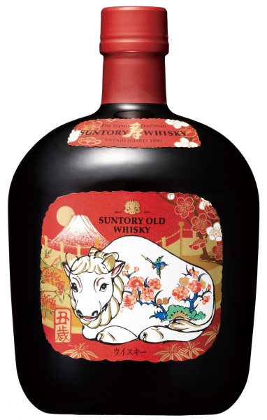 サントリーオールド　丑歳ラベル