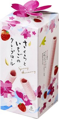 ８号　さくらといちごのクレープロール