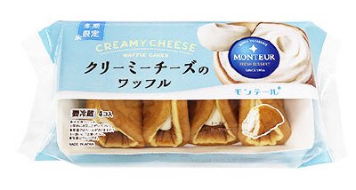 クリーミーチーズのワッフル