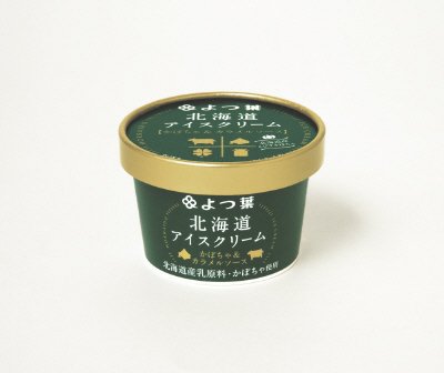 よつ葉北海道アイスクリーム　かぼちゃ＆カラメルソース100ｍｌ