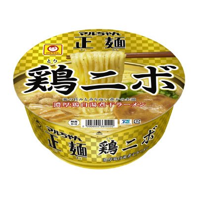マルちゃん正麺　カップ　鶏ニボ