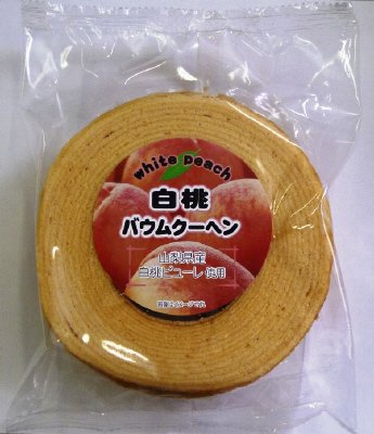 白桃バウムクーヘン