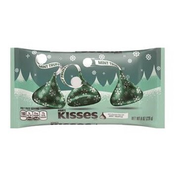 クリスマス　キス　ダークチョコ　ミントトリュフ