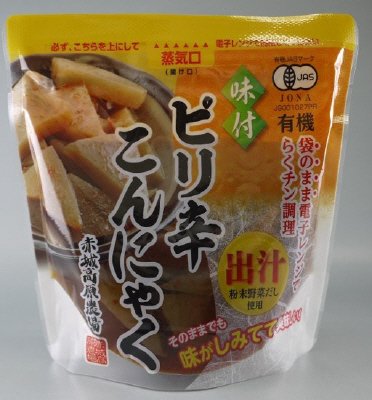 有機味付ピリ辛こんにゃく