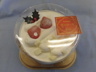 クリスマス　苺のケーキ４号