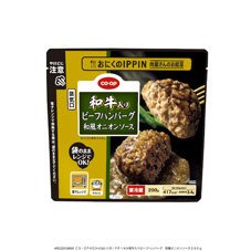 和牛入りビーフハンバーグ　和風オニオンソース