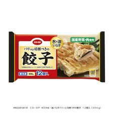 水・油いらずパリッと羽根つきの餃子