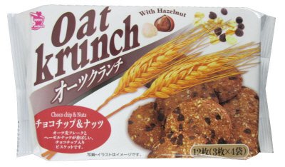 オーツクランチ　チョコチップ＆ナッツ