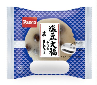 塩豆大福みたいな蒸しまんじゅう