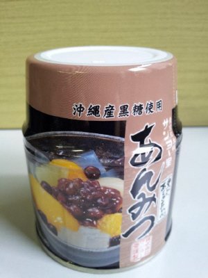 あんみつ　黒みつ・あずきあん付き