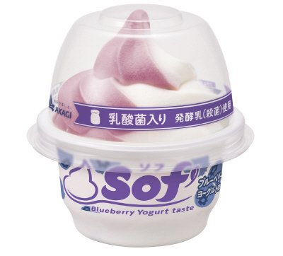 ソフブルーベリーヨーグルト味