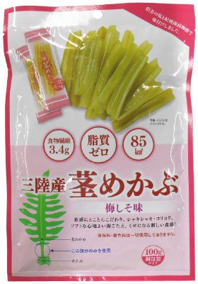 三陸産茎めかぶ　梅しそ味