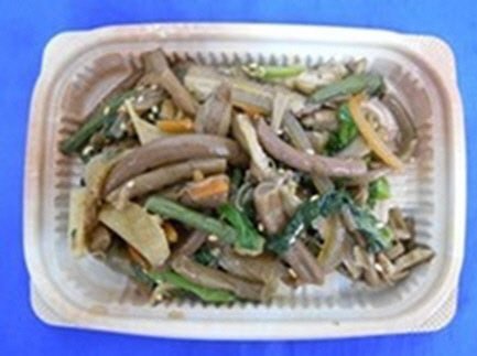 国産ぜんまいと７品目の炒め煮