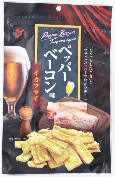 ペッパーベーコン味イカフライ