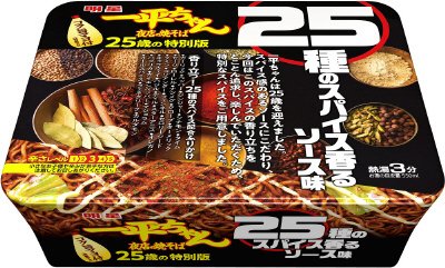 一平ちゃん夜店の焼そば　25種のスパイス香るソース味　ケース