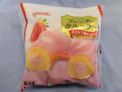 フレンチクルーラー（あまおう苺ホイップ）