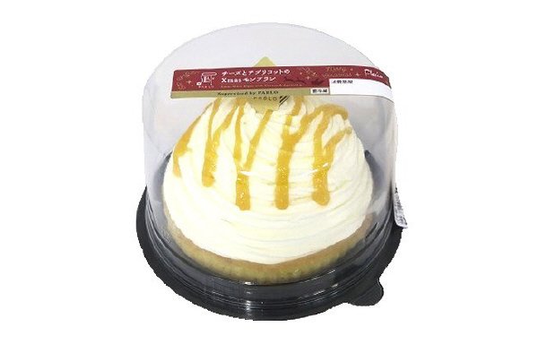 チーズとアプリコットのXmasモンブラン