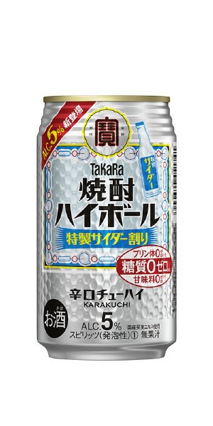 タカラ「焼酎ハイボール」５°＜特撰サイダー割り＞３５０ＭＬ・ケース