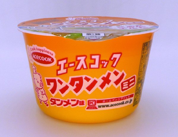 ミニワンタンメン　タンメン味