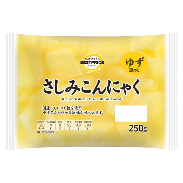 さしみこんにゃくゆず風味